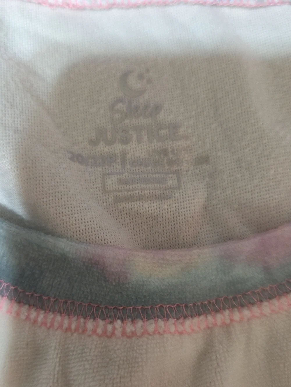 Plus 20/22 Justice Tie-Dye 'Best' & 'Friends' Pajama Sets -womans 14/16